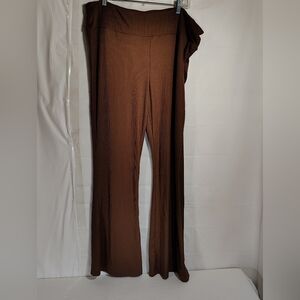 Pink Rose Flare Legs